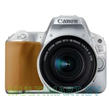 Фотоаппарат Canon EOS 200D Kit 18-55 IS STM (серебристый)